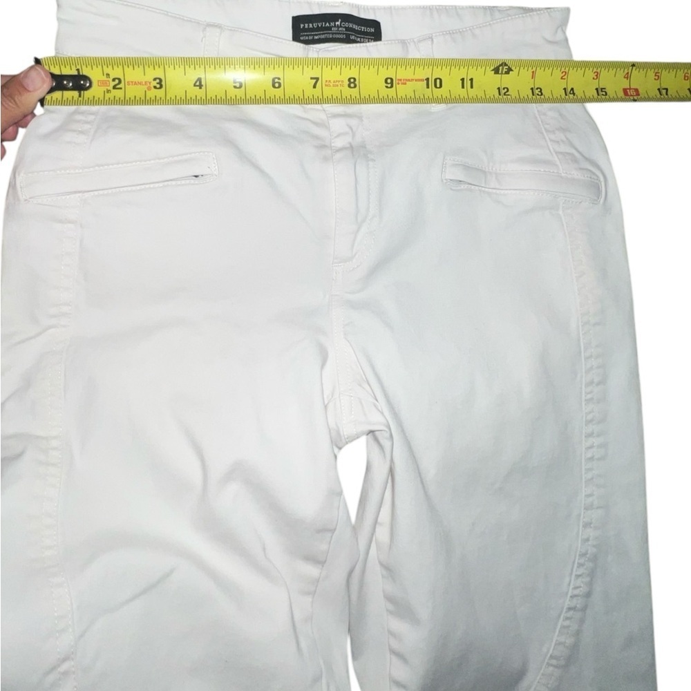 Peruvian Connection Ryder Pants Cream Size 4 - Picture 7 of 10